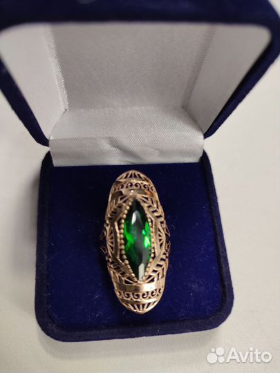 Золотое кольцо лодочка