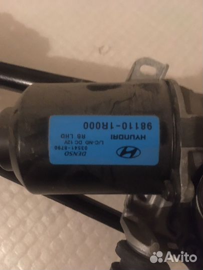 Хундай салярис1 Моторчик Дворников