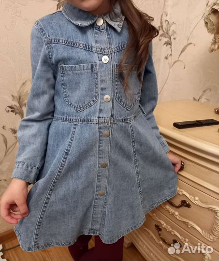 Джинсовое платье