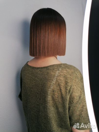 Кератиновое выпрямление