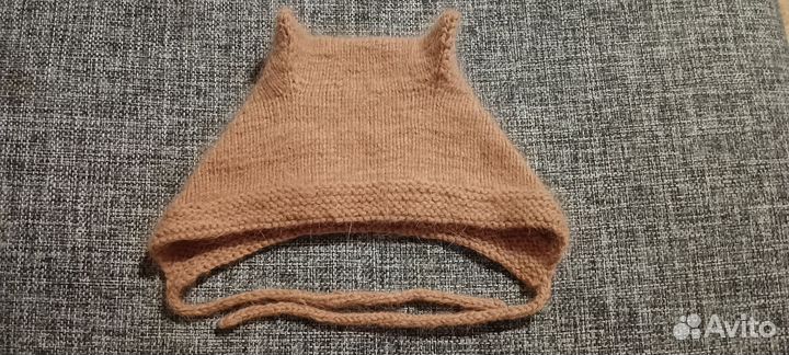 Чепчик вязаный детский