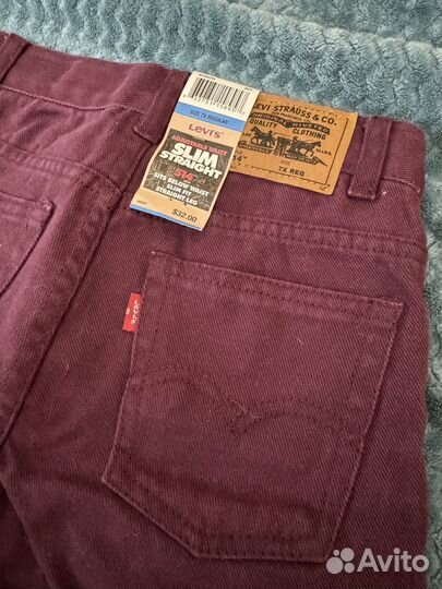 Джинсы Levis slim straight fig 514 7X reg