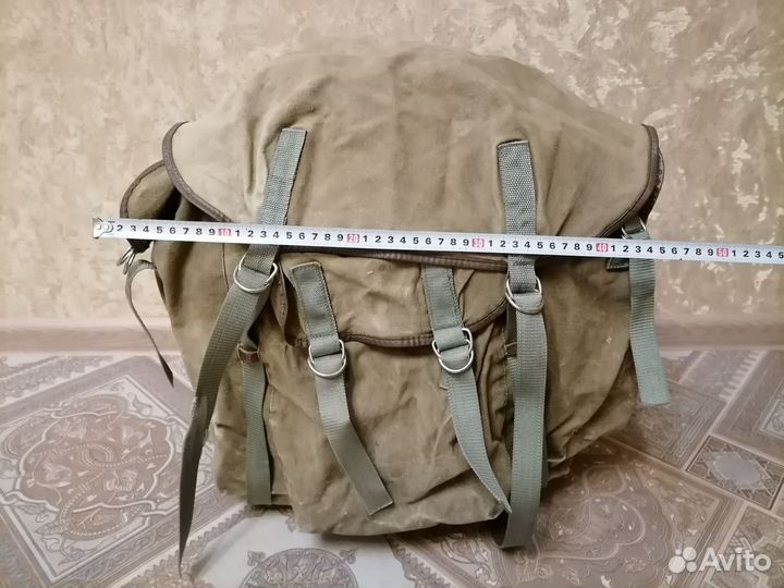 Рюкзак туристический 80 литров СССР и вещмешок