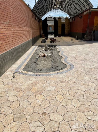 Тротуарная плитка брусчатка