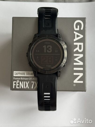 Часы Garmin Fenix 7Х sapphire solar 51 mm