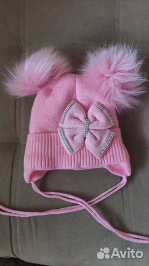 Шапка зимняя для девочки