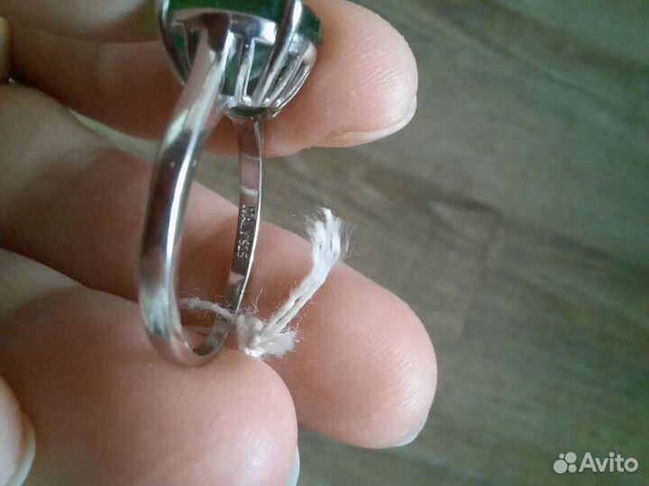 Серебряное кольцо с агатом