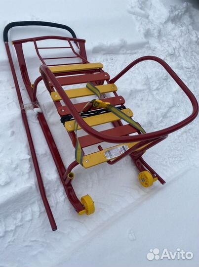 Детские санки с колесами