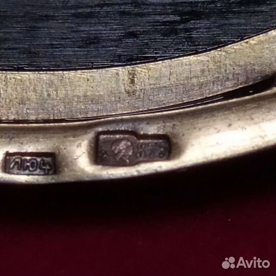 Серебряная брошь СССР