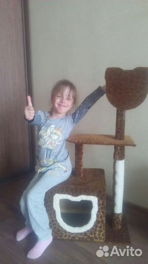 Когтеточка домик для кошки