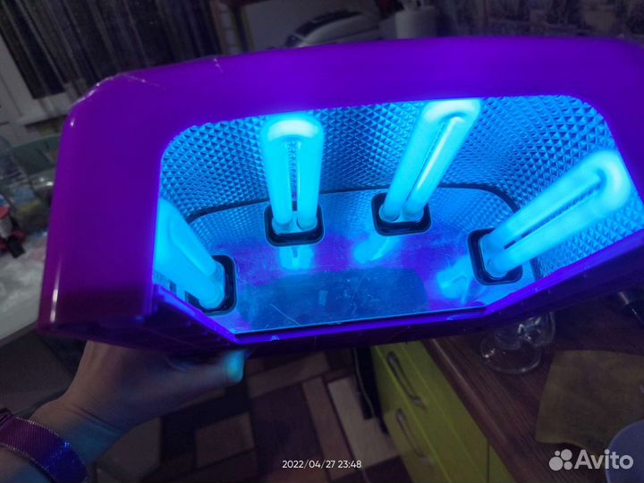 Уф лампа для ногтей бу