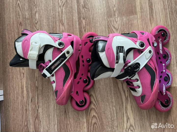 Ролики Seba SJ Junior Pink/White р. 33-36