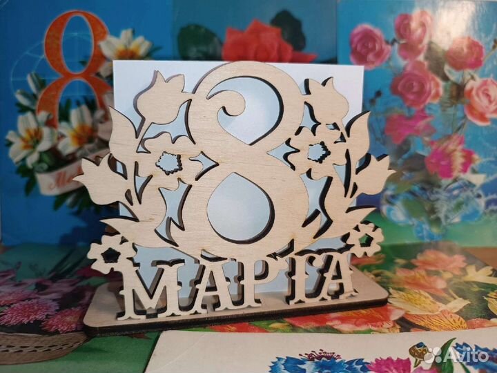 Салфетница 8 марта