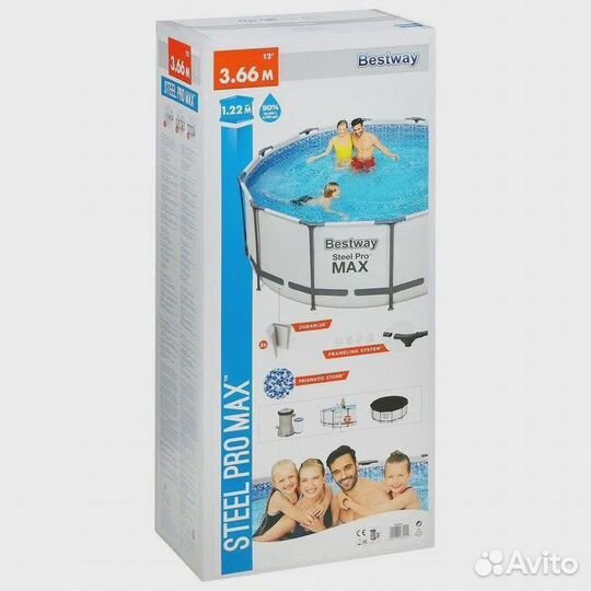 Каркасный бассейн Bestway 366х122