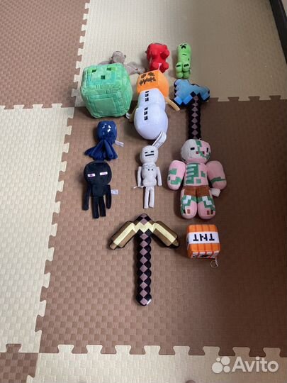 Мягкие игрушки майнкрафт