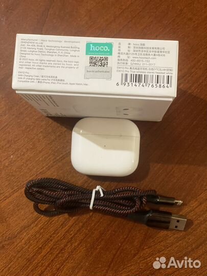 Беспроводные наушники Hoco новые