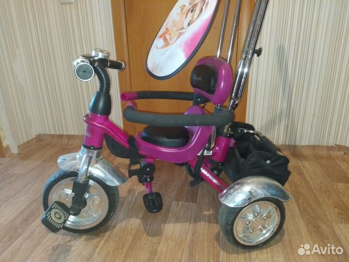 Трехколесный велосипед коляска