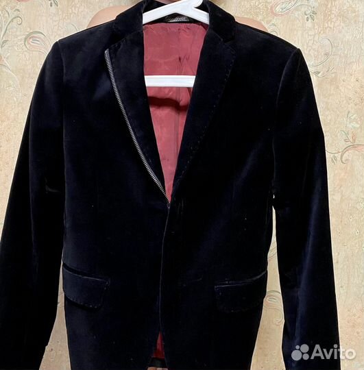 Пиджак бархатный мальчиковый