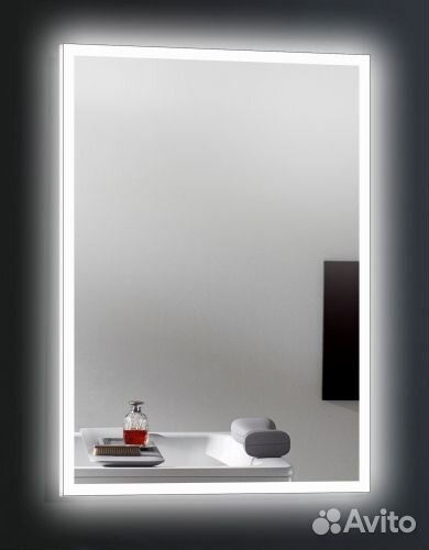 Зеркало шкаф с подсветкой в ванну Дориан