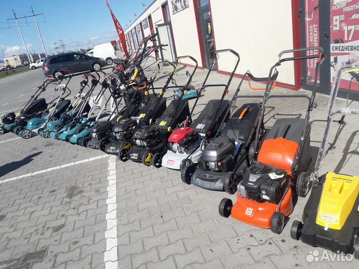 Газонокосилки триммеры