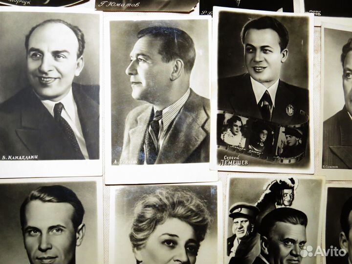 Коллекция открыток актеры советского кино, 1954 г