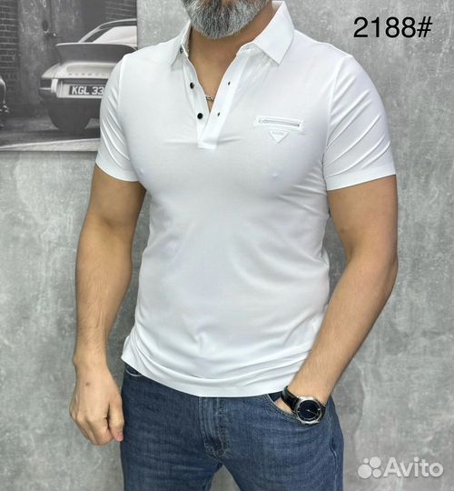 Футболка поло prada