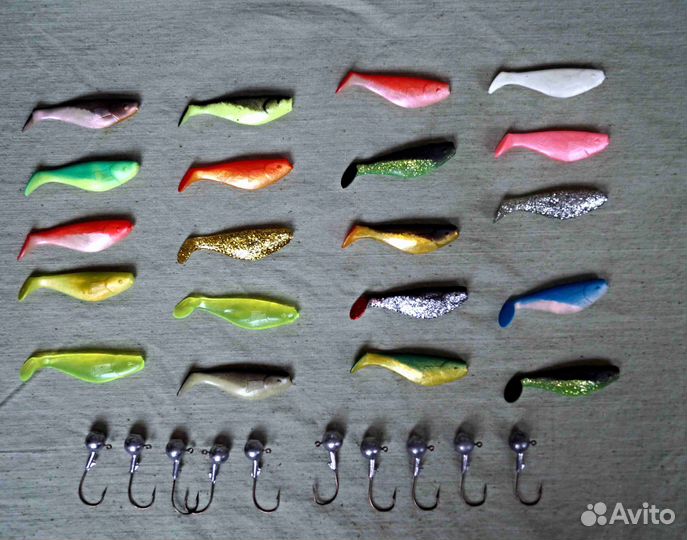 Виброхвосты Action Plastics 7,5 см