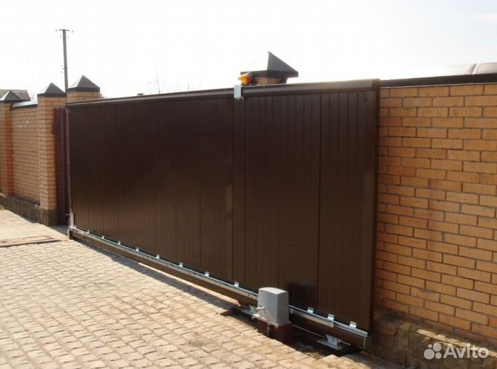 Откатные ворота Изготовление Установка