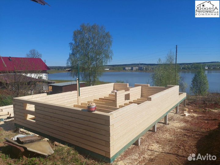 Дома срубы 6х9 1 этаж из бруса строительство