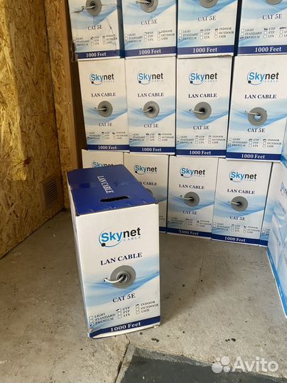 Кабель SkyNet Premium UTP(внутрений) 4x2x0.51, 5E