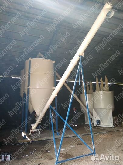 Шнековый транспортер для зерна тсш-100