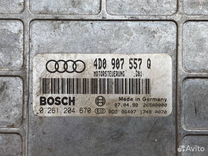 Блок управления двигателем Audi A8 D2/4D 1998