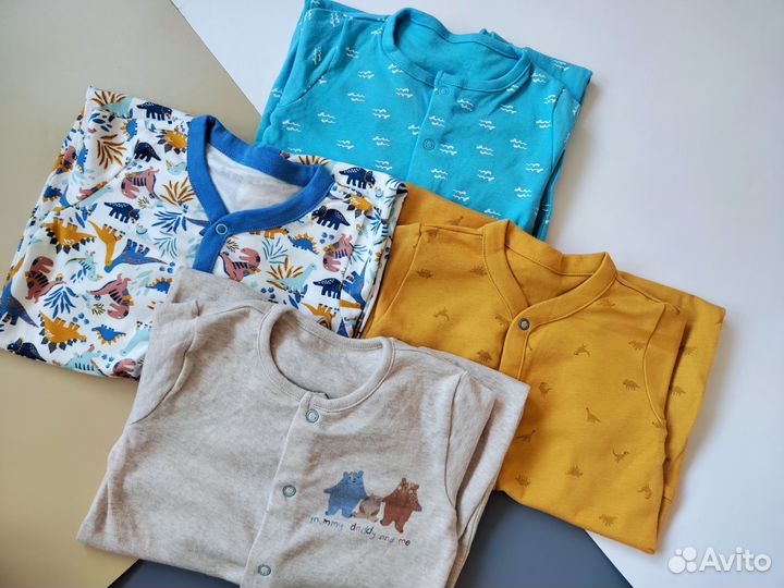 Новые слипы Mothercare 86 с открытой ножкой