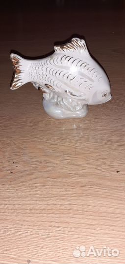 Фарфоровая статуэтка Карп. Дулево. 1954 г