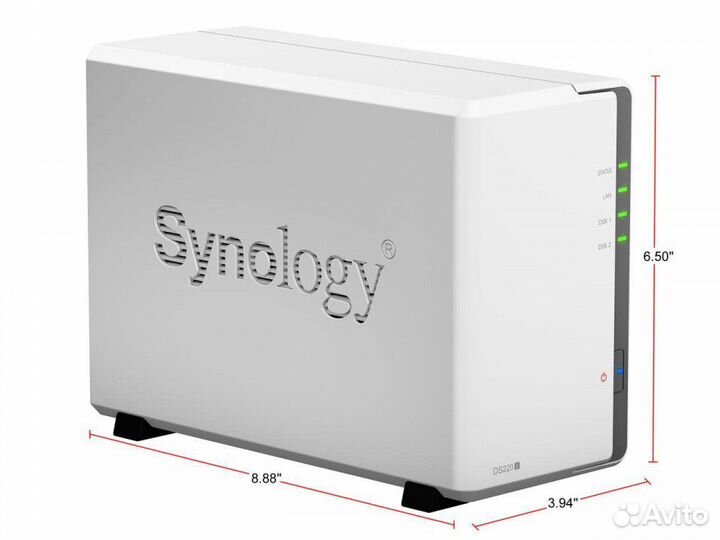 Сетевой накопитель Synology DiskStation DS220J