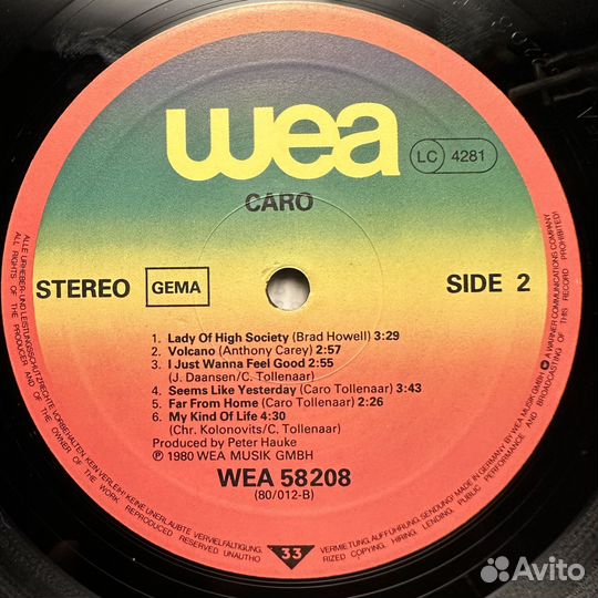 Caro – Caro (Германия 1980г.)