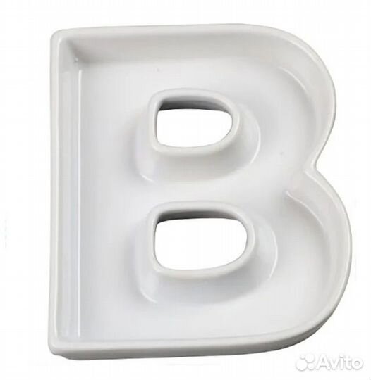 Тарелка буква В