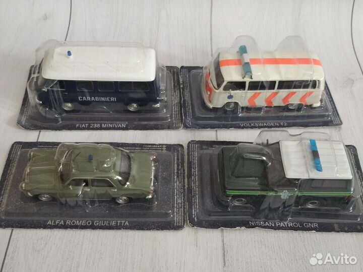 Полицейские машины мира 1:43