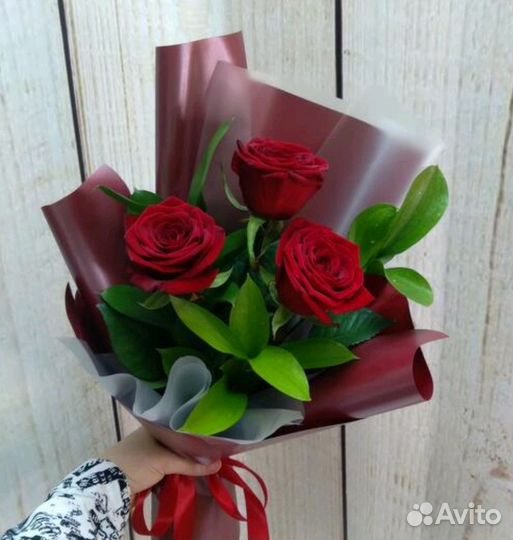 Цветы и букеты с доставкой Розы 60 см