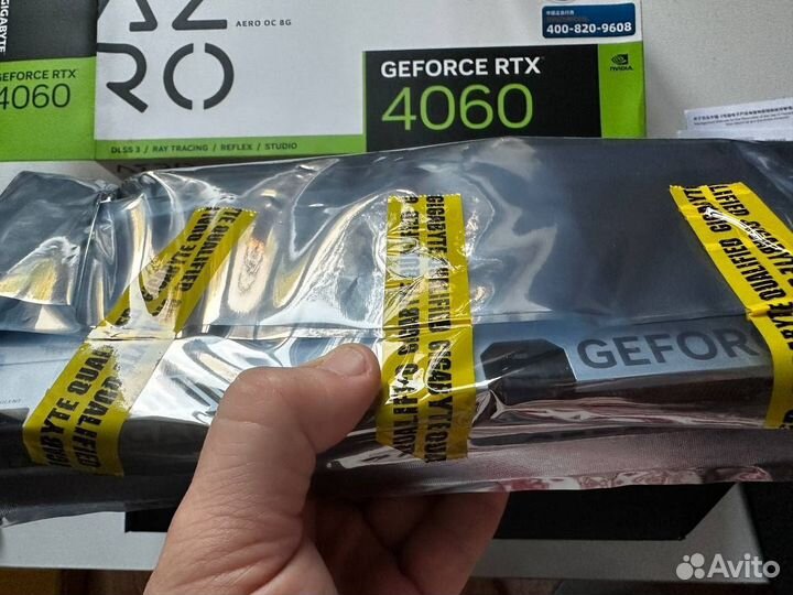 Видеокарта GeForce RTX4060 aero OC 8Gb