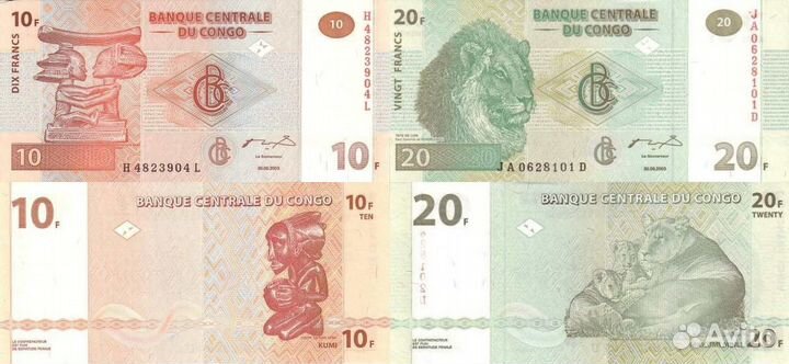 Банкноты Демократической Республики Конго