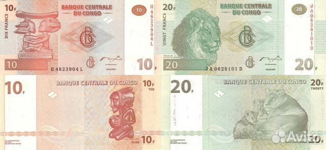 Банкноты Демократической Республики Конго