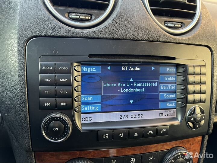 Магнитола w164 x164