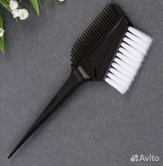 Кисть для окрашивания с расческой и без