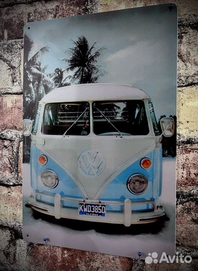 Декор на стену Volkswagen T1 Арт 9110