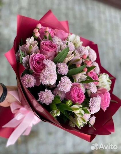 Букеты на 1 сентября, бесплатная доставка*