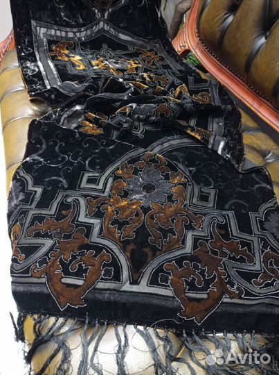 Палантин 175х50 панбархат на шелке из Венеции