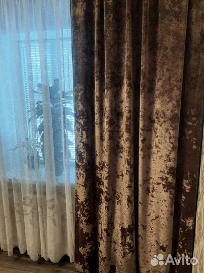 Шторы бархат 2 шт
