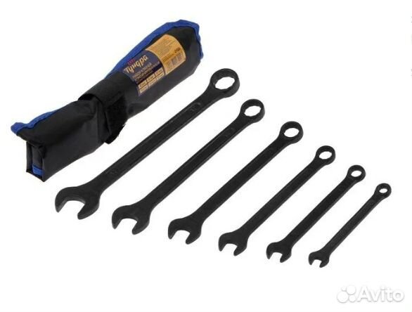 Набор ключей комбинированных 6 - 17 мм, 6 шт