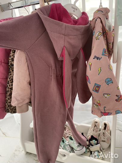 Теплая одежда для девочки 1,5-3 года